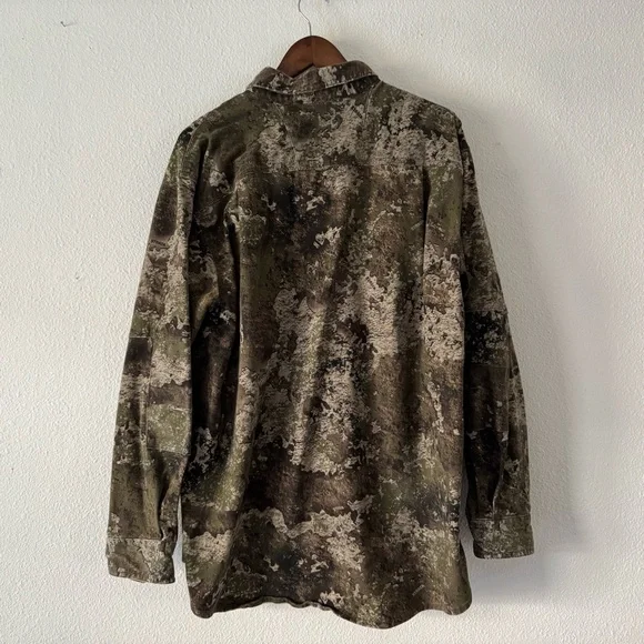 REDHEAD Silent-Hide Camo Button-Down Shirt XL True Timber Strata Outdoor Utility - Picture 15 of 16